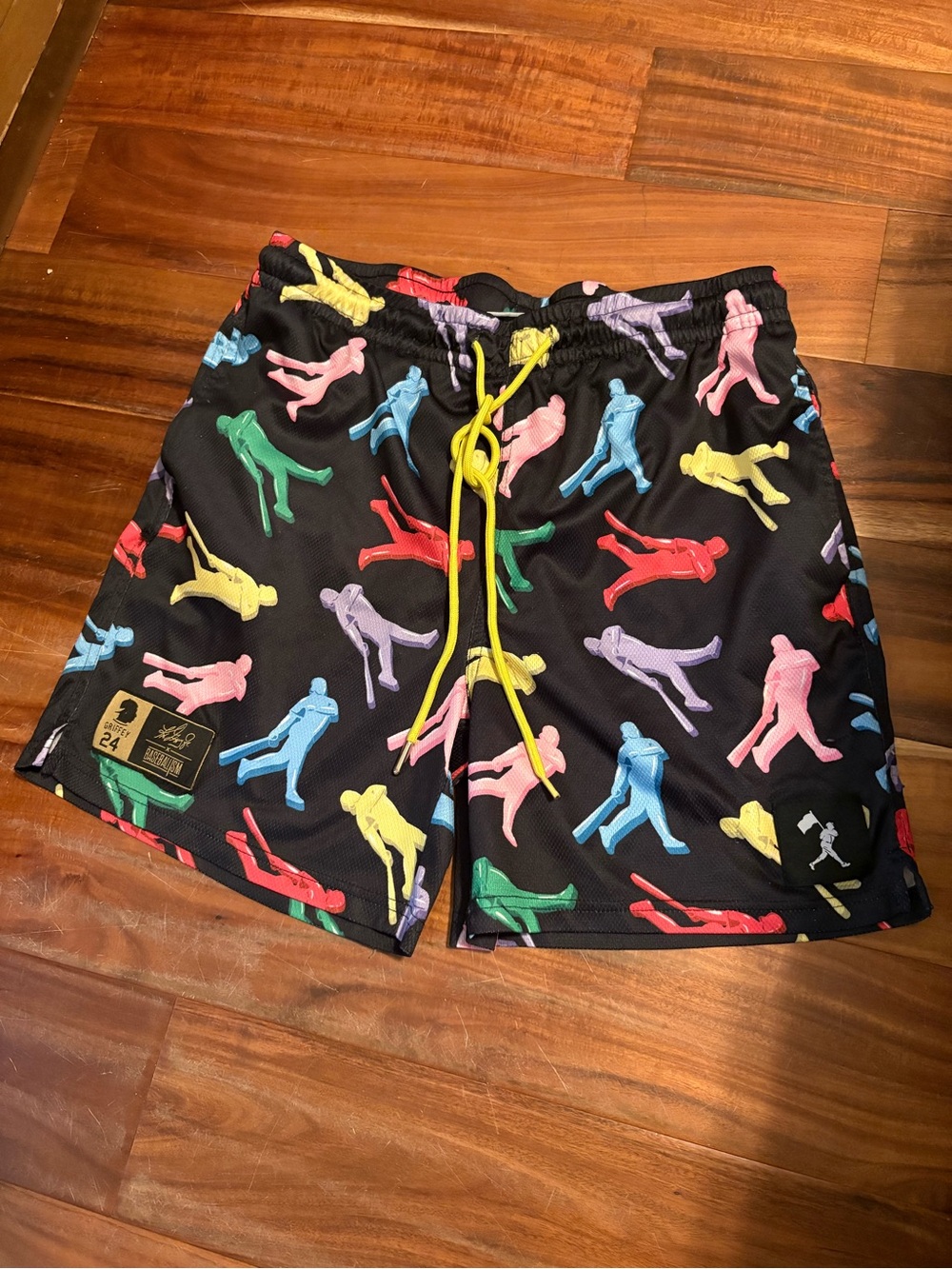 Baseballism Ken Griffey Jr #24 All Over Print Mesh Shorts Size Medium